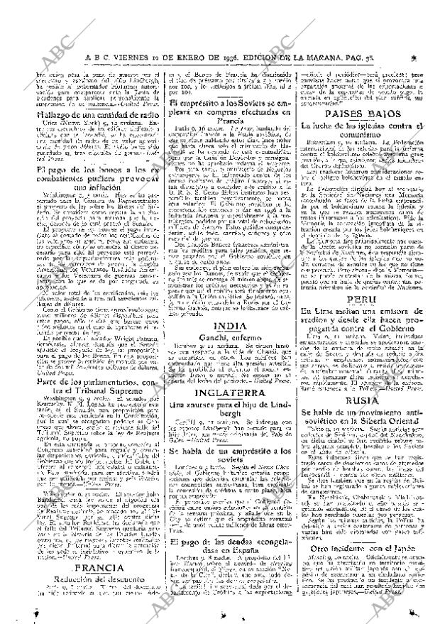 ABC MADRID 10-01-1936 página 36