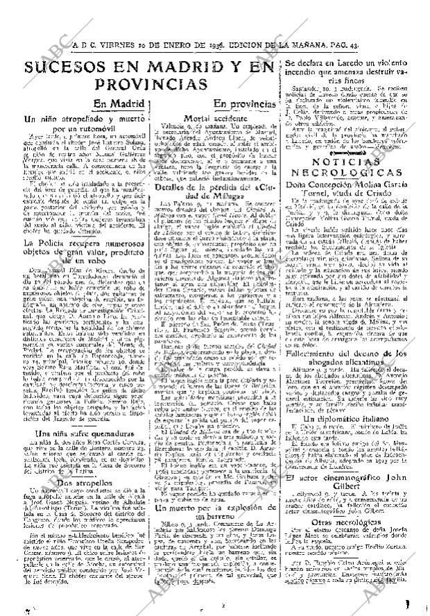 ABC MADRID 10-01-1936 página 43