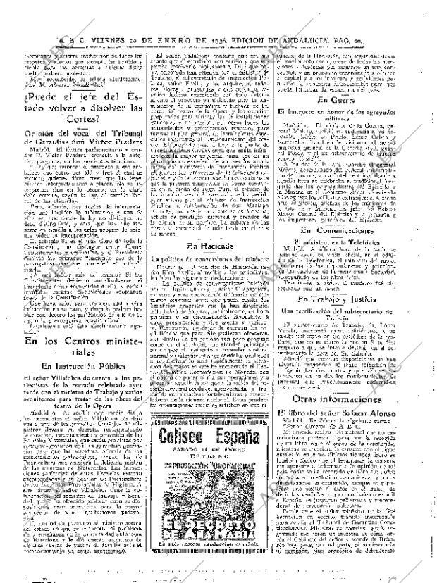 ABC SEVILLA 10-01-1936 página 20