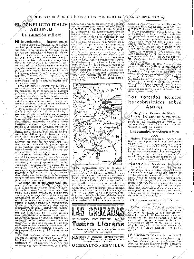 ABC SEVILLA 10-01-1936 página 23