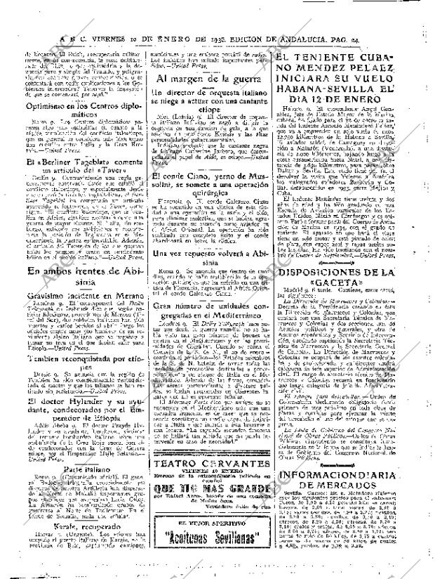 ABC SEVILLA 10-01-1936 página 24