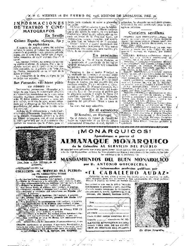 ABC SEVILLA 10-01-1936 página 32