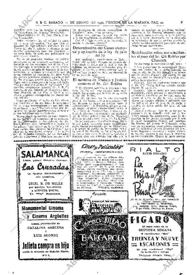 ABC MADRID 11-01-1936 página 20