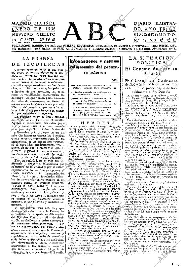 ABC MADRID 15-01-1936 página 17