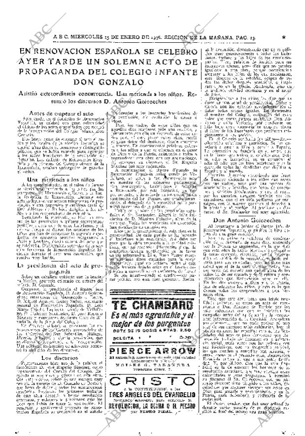 ABC MADRID 15-01-1936 página 23