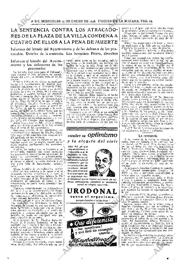 ABC MADRID 15-01-1936 página 25