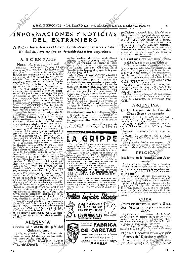 ABC MADRID 15-01-1936 página 33