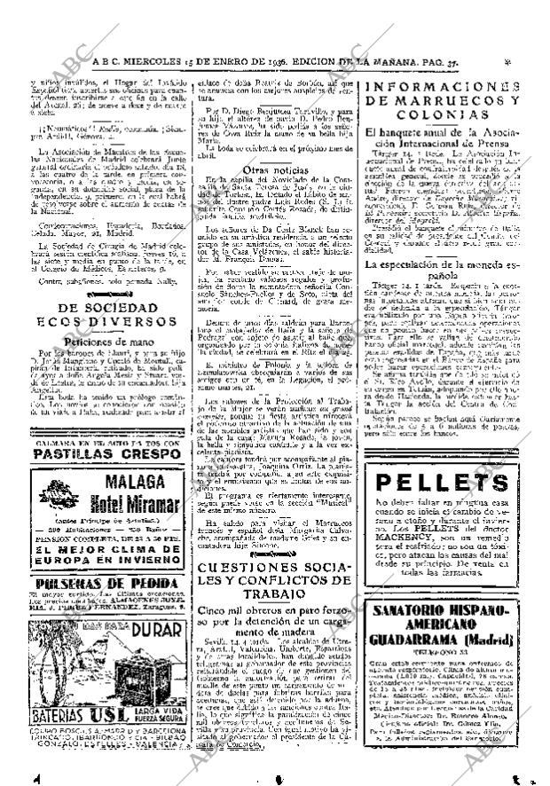 ABC MADRID 15-01-1936 página 37