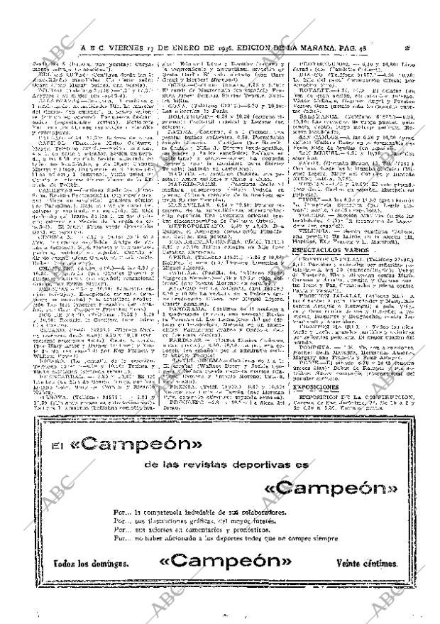 ABC MADRID 17-01-1936 página 48