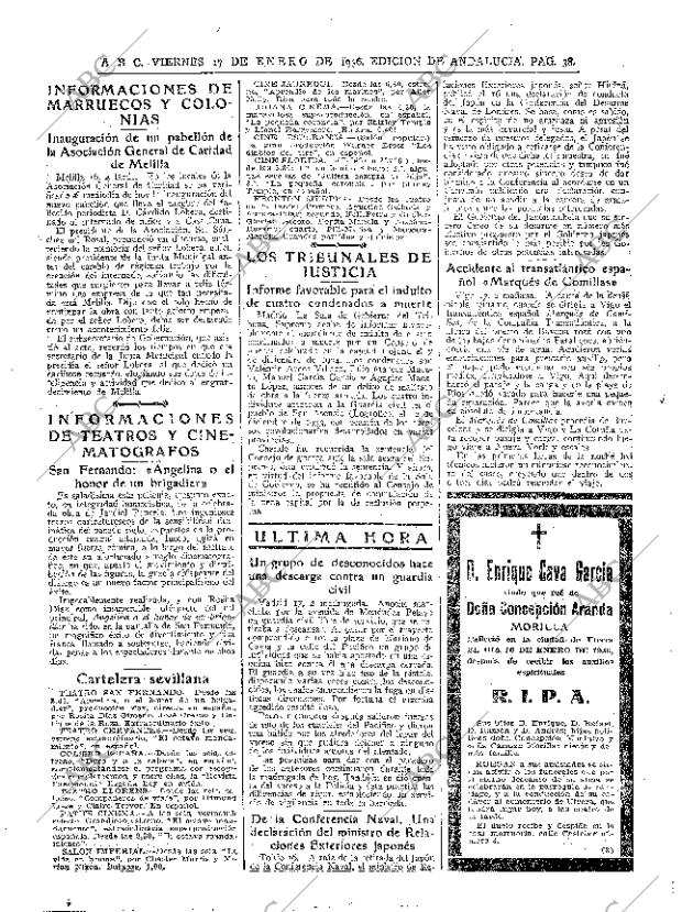 ABC SEVILLA 17-01-1936 página 38