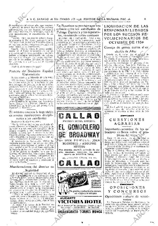 ABC MADRID 18-01-1936 página 26