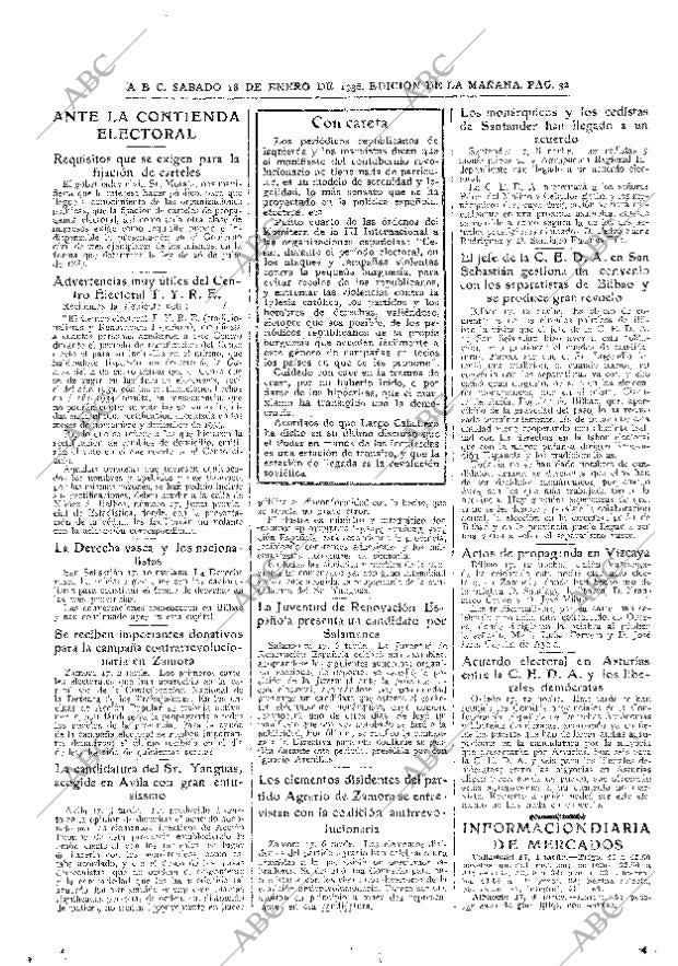 ABC MADRID 18-01-1936 página 32