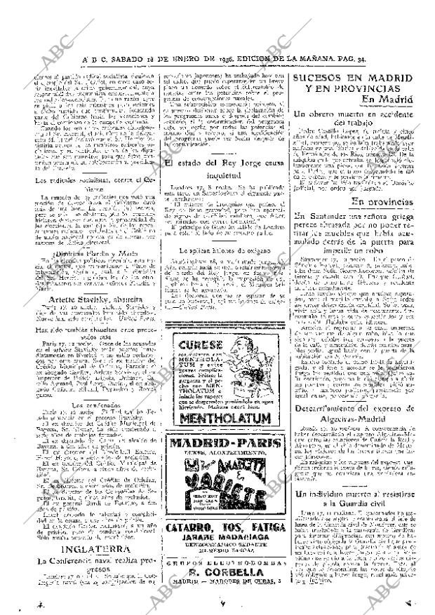 ABC MADRID 18-01-1936 página 34