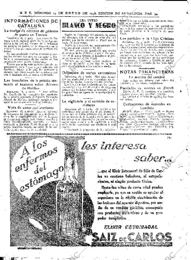 ABC SEVILLA 19-01-1936 página 34