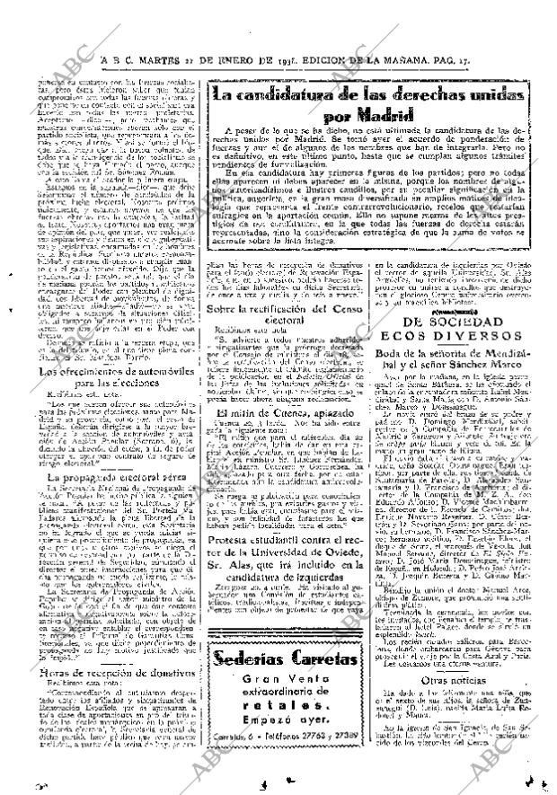 ABC MADRID 21-01-1936 página 17