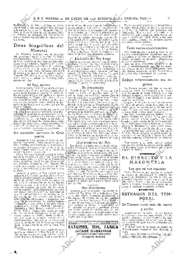 ABC MADRID 21-01-1936 página 22