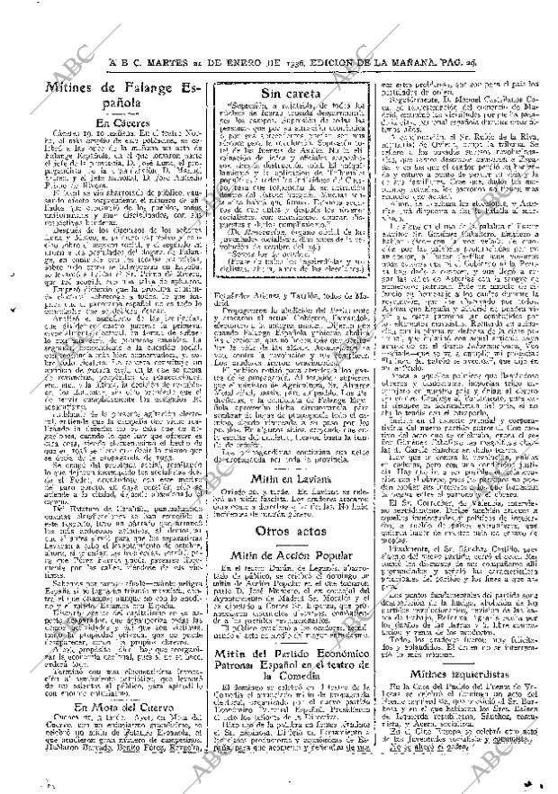 ABC MADRID 21-01-1936 página 29