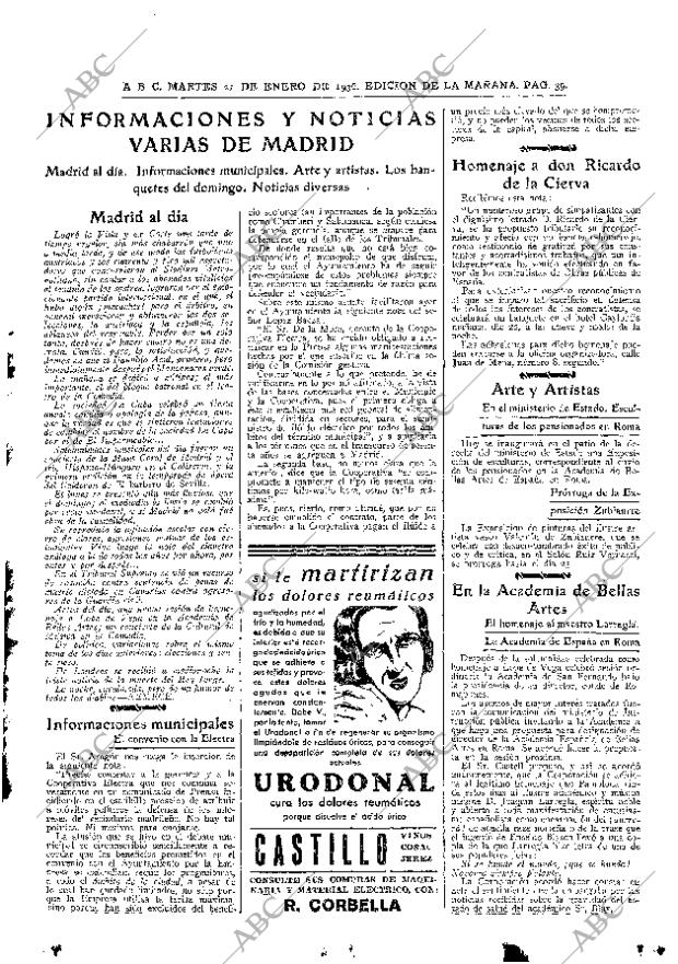 ABC MADRID 21-01-1936 página 39