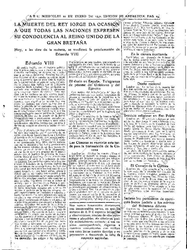 ABC SEVILLA 22-01-1936 página 23