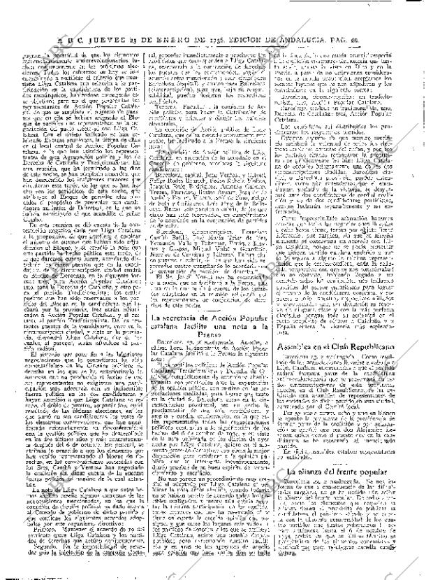 ABC SEVILLA 23-01-1936 página 16