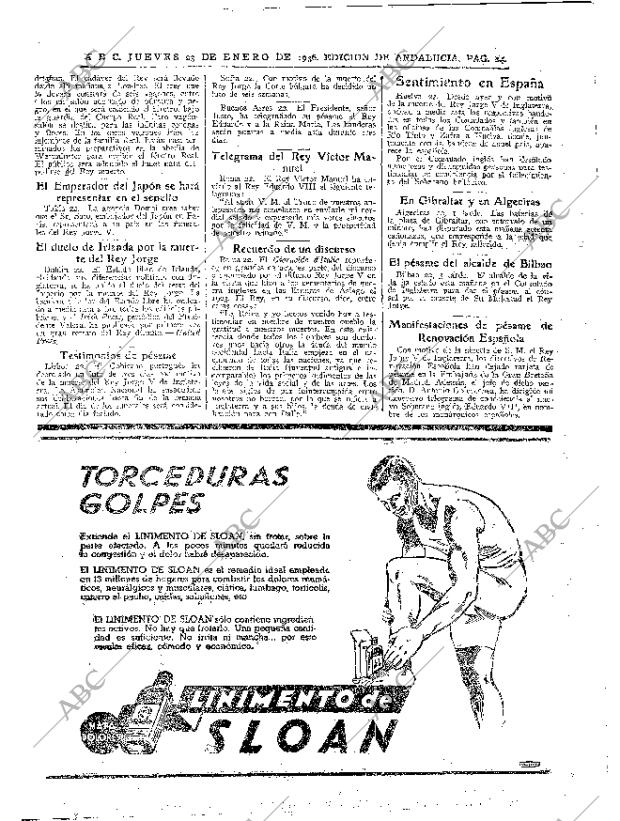 ABC SEVILLA 23-01-1936 página 20