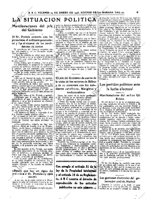 ABC MADRID 24-01-1936 página 27