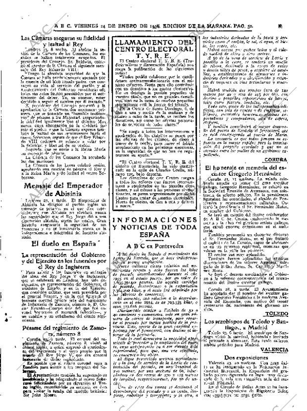 ABC MADRID 24-01-1936 página 30