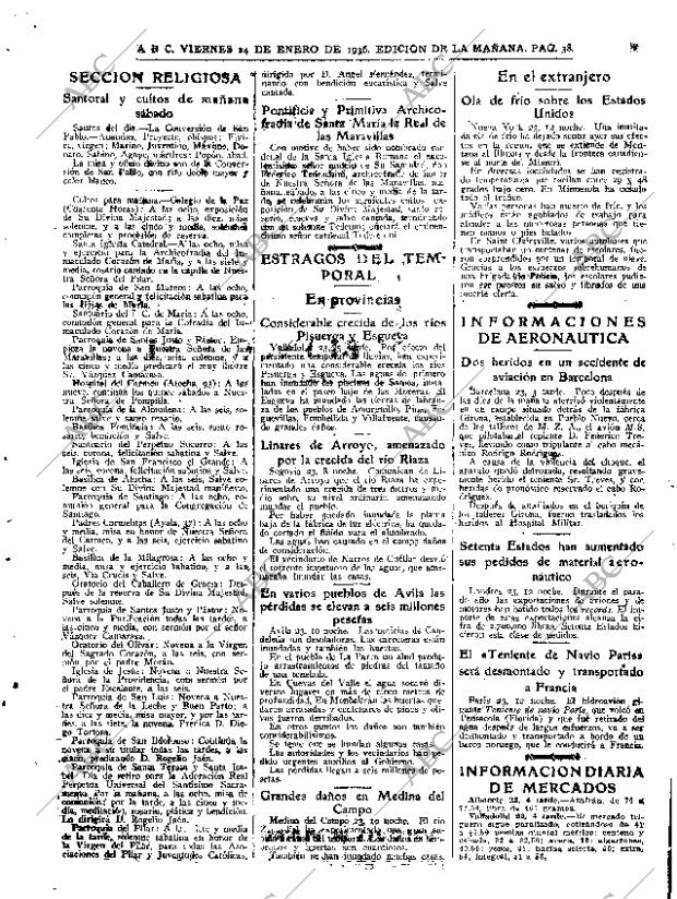 ABC MADRID 24-01-1936 página 38