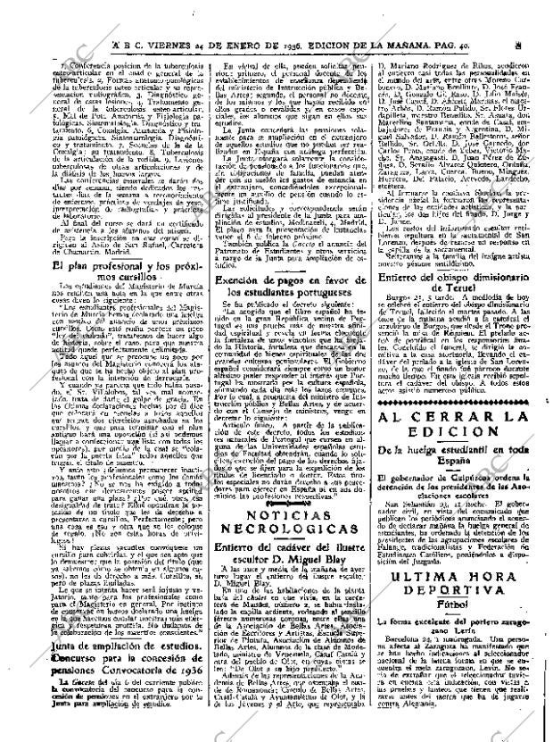 ABC MADRID 24-01-1936 página 40