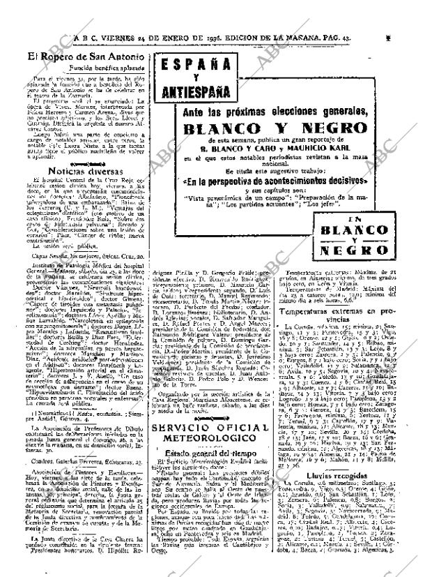 ABC MADRID 24-01-1936 página 43