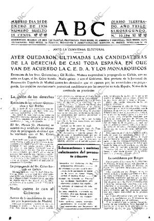 ABC MADRID 25-01-1936 página 17