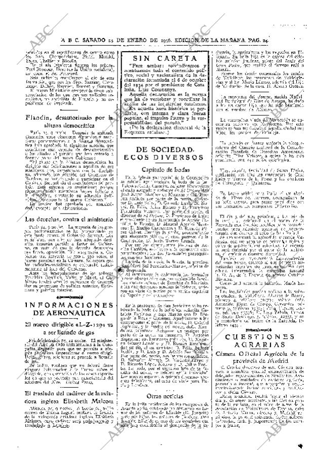 ABC MADRID 25-01-1936 página 24