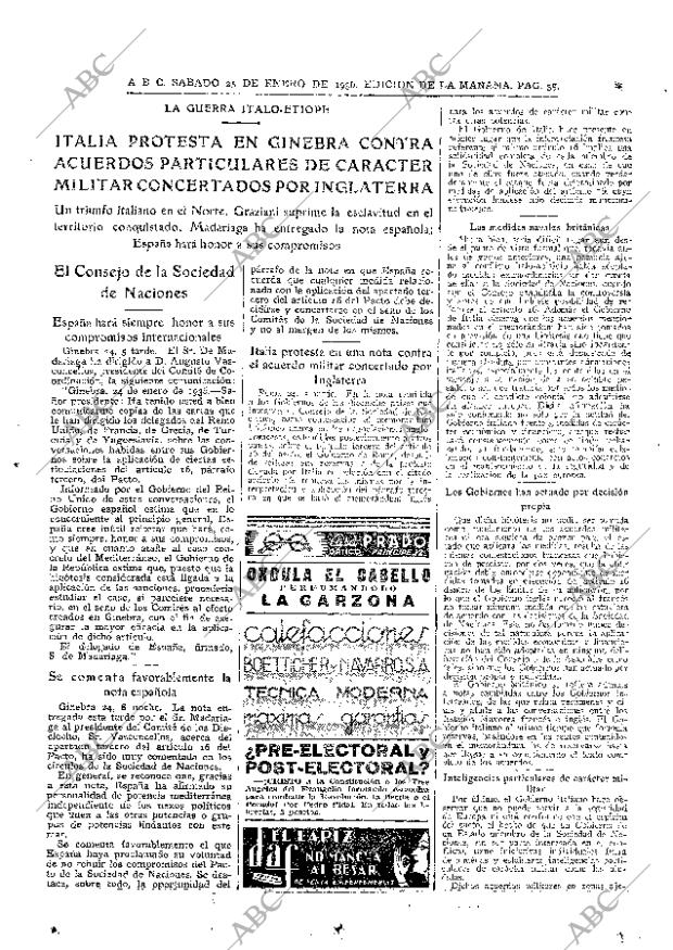 ABC MADRID 25-01-1936 página 35