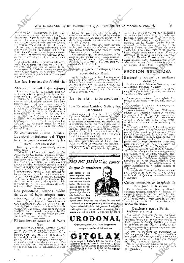 ABC MADRID 25-01-1936 página 36