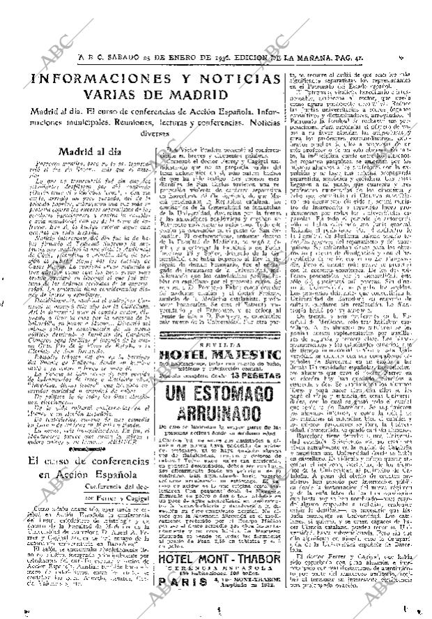 ABC MADRID 25-01-1936 página 41