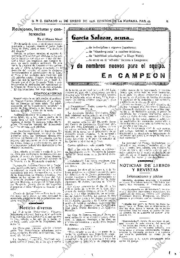 ABC MADRID 25-01-1936 página 43