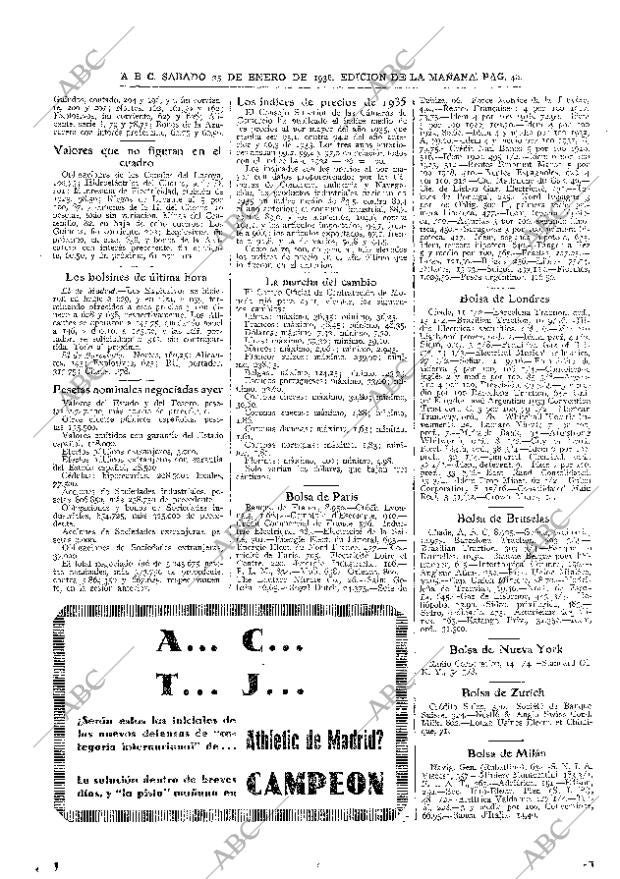 ABC MADRID 25-01-1936 página 46