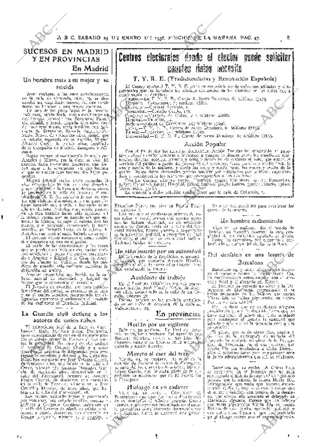 ABC MADRID 25-01-1936 página 47