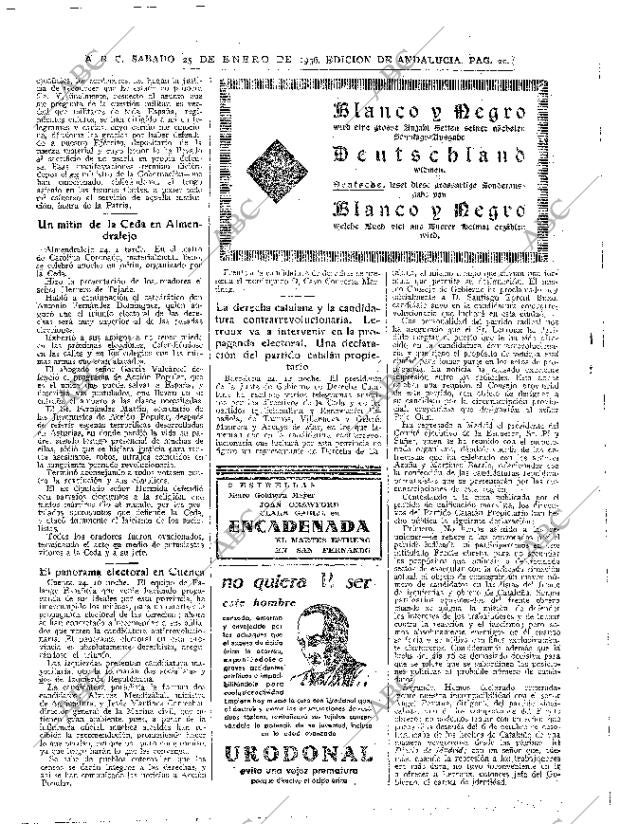 ABC SEVILLA 25-01-1936 página 16