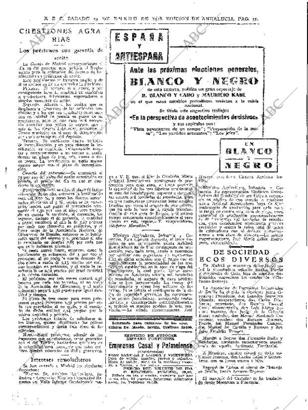 ABC SEVILLA 25-01-1936 página 27