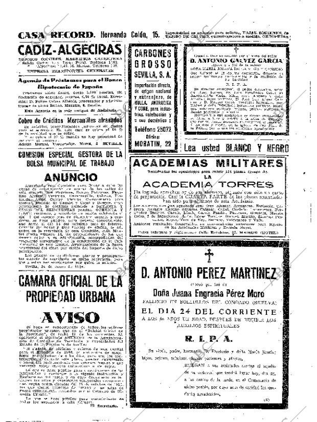 ABC SEVILLA 25-01-1936 página 38