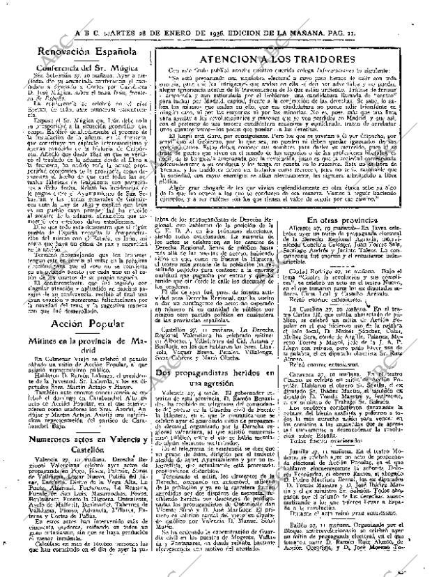 ABC MADRID 28-01-1936 página 21