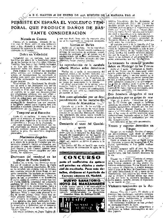 ABC MADRID 28-01-1936 página 26