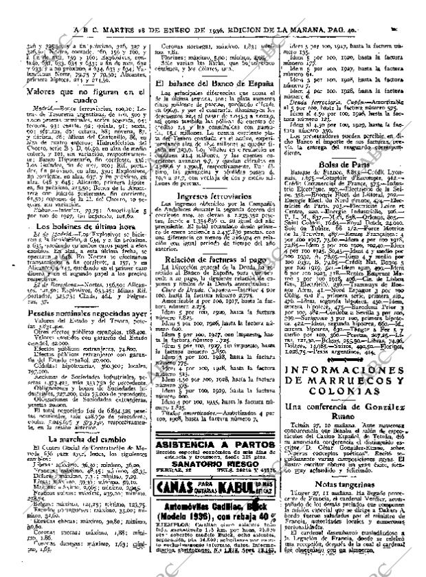 ABC MADRID 28-01-1936 página 40