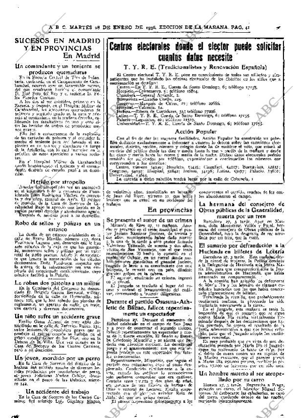 ABC MADRID 28-01-1936 página 41