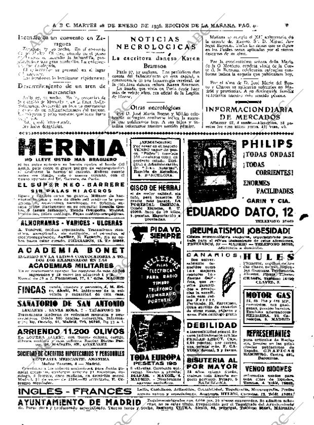 ABC MADRID 28-01-1936 página 42