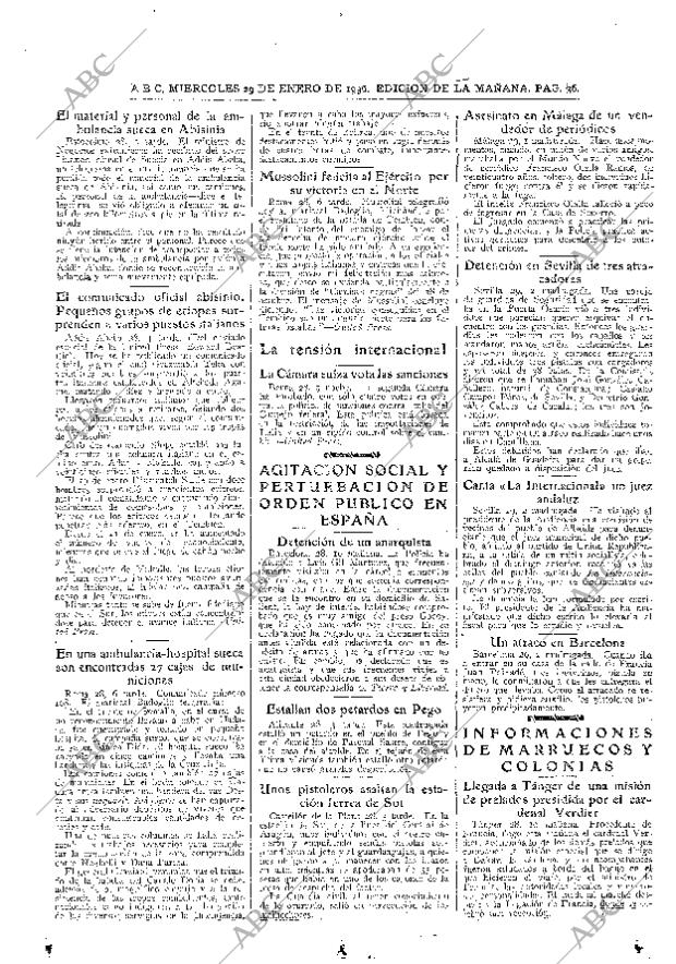 ABC MADRID 29-01-1936 página 36