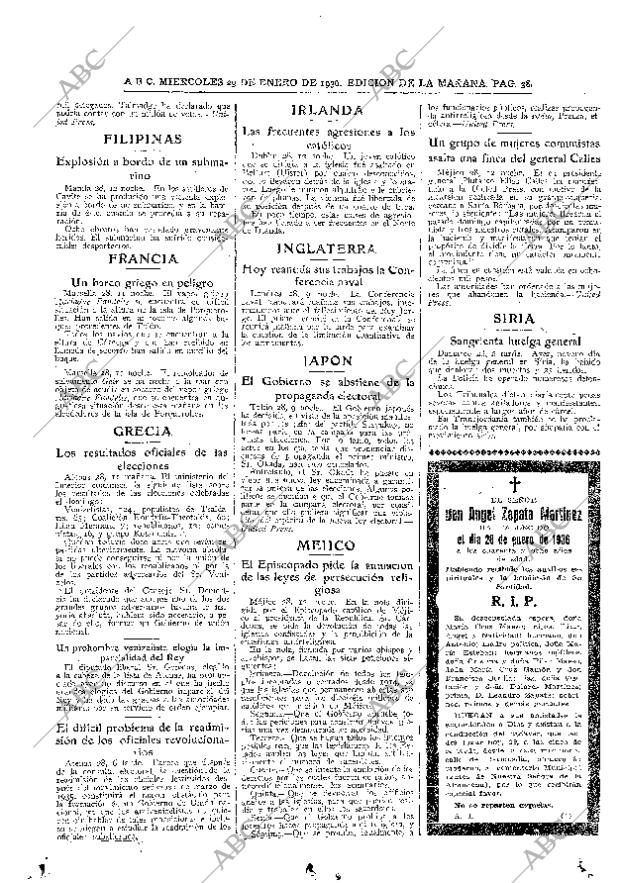 ABC MADRID 29-01-1936 página 38