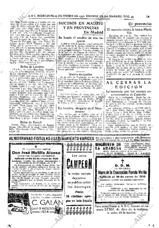 ABC MADRID 29-01-1936 página 45
