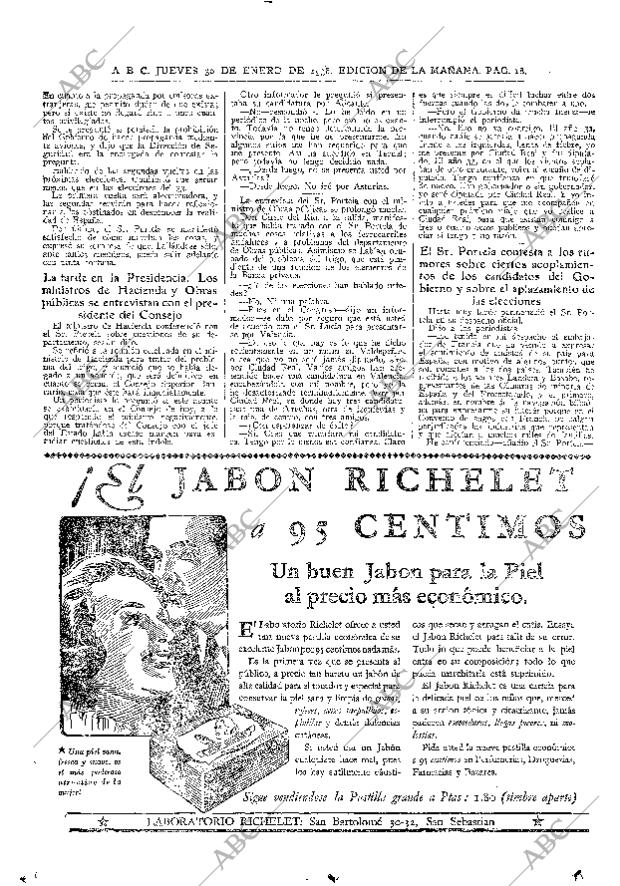 ABC MADRID 30-01-1936 página 18